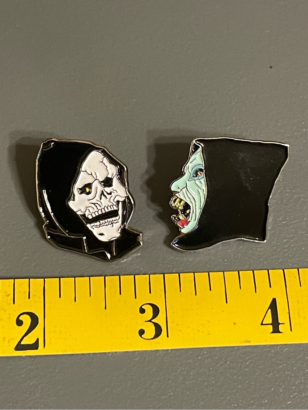 NWOT Official Brand New Band Enamel Pin Set - The Devil and God Mask Pins P!MT